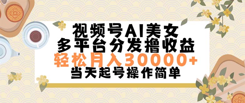 （11684期）视频号AI美女，轻松月入30000+,操作简单轻松上手-聊项目