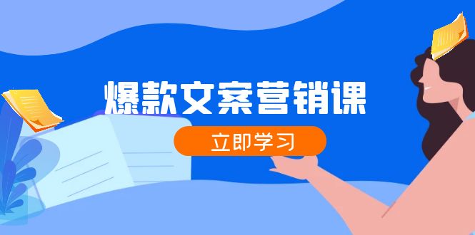 爆款文案营销课：公域转私域，涨粉成交一网打尽，各行业人士必备-聊项目